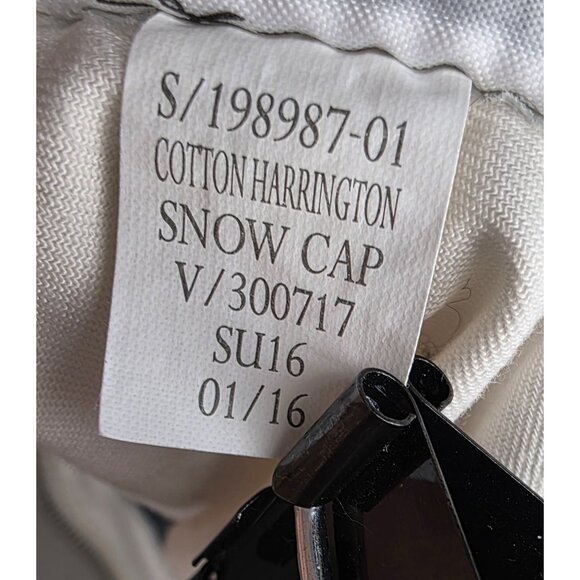 GAP Cotton Harrington Jacket XL Snow Cap White Zip Front Casual - Picture 5 of 10